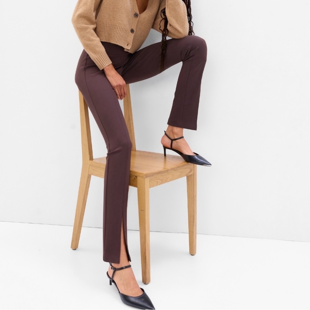GAP Front Slit Side Zip Pants